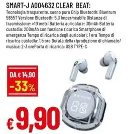 A&O Smart-J A004632 clear beat offerta