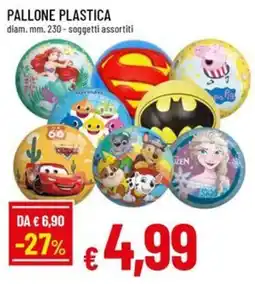 A&O Pallone plastica offerta