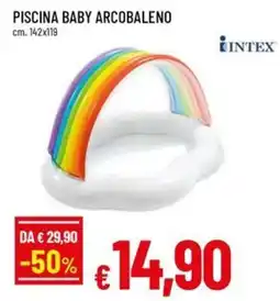 A&O Piscina baby arcobaleno INTEX offerta