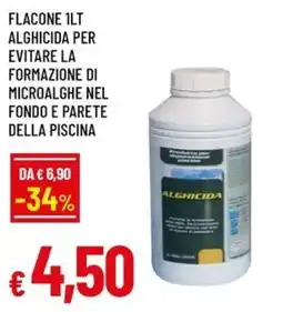 A&O Flacone alghicida per evitare la formazione di microalghe nel fondo e parete della piscina offerta