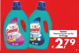 Deco Supermercati General Detersivo liquido vari tipi offerta