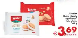 Deco Supermercati Loacker Gelato biscotto napolitaner/ latte alpino offerta