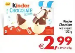 Deco Supermercati Kinder Chocolate ice cream offerta