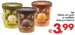 Deco Supermercati Lec Gelato vari gusti in vaschetta varie grammature offerta
