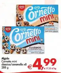 Deco Supermercati Algida Cornetto mini classico/caramello offerta