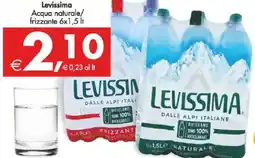 Deco Supermercati Levissima Acqua naturale/ frizzante offerta