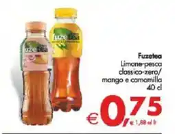 Deco Supermercati Fuzetea Limone-pesca classico-zero/ mango e camomilla offerta