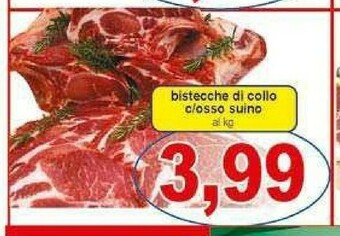 Pewex Bistecche di collo suino offerta
