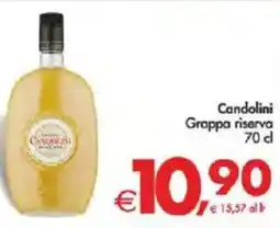 Deco Supermercati Candolini Grappa riserva offerta