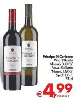 Deco Supermercati Principe Di Corleone Vino offerta