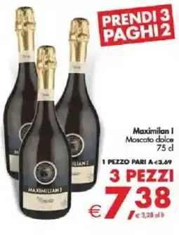 Deco Supermercati Maximilan I Moscato dolce offerta