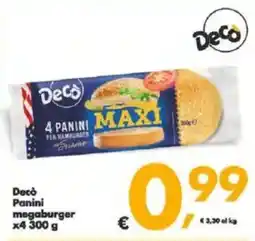 Deco Supermercati Decò Panini megaburger offerta