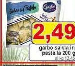 Garbo salvia in pastella