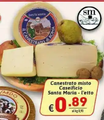 Canestrato misto caseificio