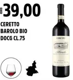 Big Food Ceretto barolo bio DOCG offerta