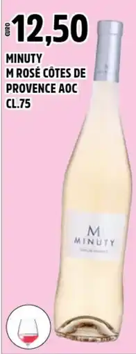 Big Food Minuty rosé côtes de provence AOC offerta