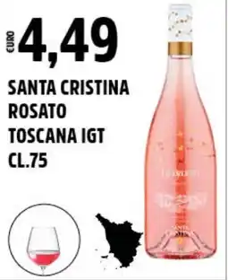 Big Food Santa cristina rosato toscana IGT offerta
