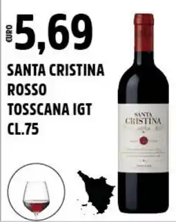 Big Food Santa cristina rosso tosscana IGT offerta