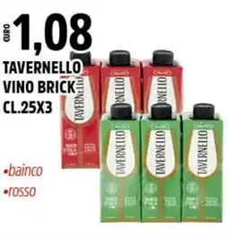 Big Food Tavernello vino brick offerta