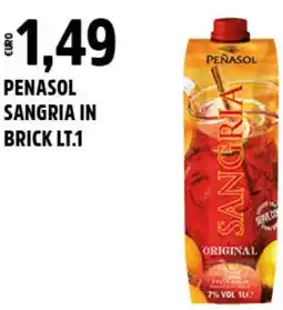 Big Food Penasol sangria in brick offerta