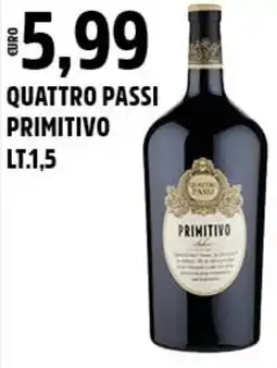 Big Food Quattro passi primitivo offerta