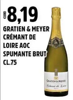 Big Food Gratien & meyer crémant de loire aoc spumante brut offerta