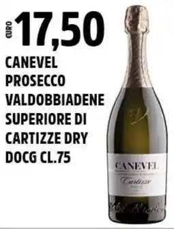 Big Food Canevel prosecco valdobbiadene superiore di cartizze dry DOCG offerta