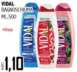 Big Food Vidal bagnoschiuma offerta