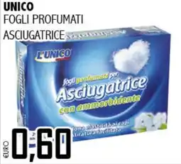 Big Food Unico fogli profumati asciugatrice offerta