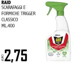 Big Food Raid scarafaggi e formiche trigger classico offerta