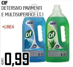 Big Food CIF detersivo pavimenti e multisuperfice offerta
