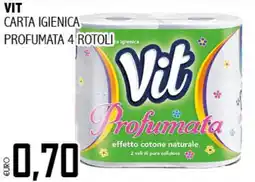 Big Food Vit carta igienica profumata 4 rotoli offerta