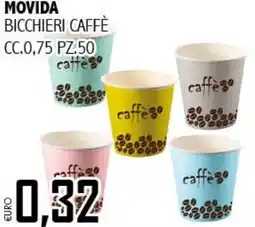 Big Food Movida bicchieri caffè offerta