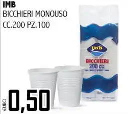 Big Food IMB Bicchieri monouso bicchieri offerta