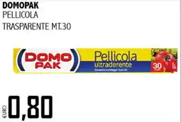Big Food Domopak pellicola trasparente mt.30 offerta