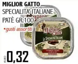 Big Food Miglior gatto specialita italiane patè offerta