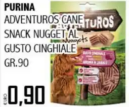 Big Food Purina adventuros cane snack nugget al gusto cinghiale offerta