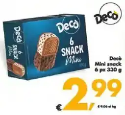 Deco Supermercati Decò Mini snack offerta