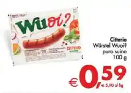 Deco Supermercati Citterio Würstel Wuoi? puro suino offerta