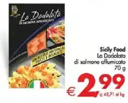 Deco Supermercati Sicily Food La Dadolata di salmone affumicato offerta