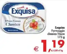 Deco Supermercati Exquisa Formaggio classico fresco offerta