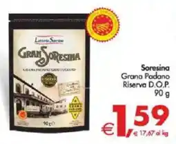 Deco Supermercati Soresina Grana Padano Riserva D.O.P. offerta
