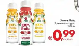 Deco Supermercati Simone Gatto Spremuta vari gusti offerta