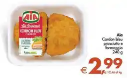 Deco Supermercati Aia Cordon bleu prosciutto e formaggio offerta