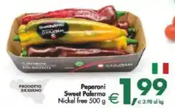Deco Supermercati Peperoni Sweet Palermo Nickel free offerta