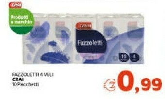 Crai Fazzoletti offerta