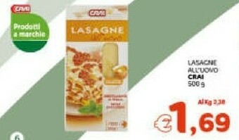Crai Lasagne offerta