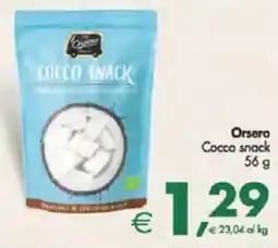 Deco Supermercati Orsero Cocco snack offerta