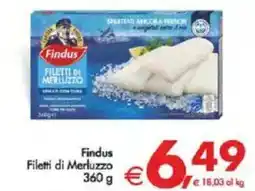 Deco Supermercati Findus Filetti di Merluzzo offerta