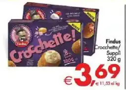 Deco Supermercati Findus Crocchette/ Suppli offerta